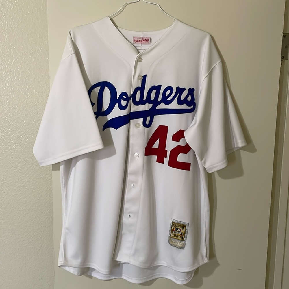 Mint condition Jackie Robinson Dodgers jersey size 54